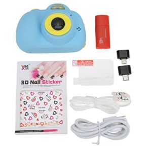 children cartoon digital camera, safe 610mah large capacity 2 inch hd screen children camera anti fall convenient mini for taking photo for video