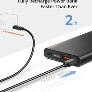 Slim Portable Charger 30W, imuto PPS Samsung Super Fast Charging 30W for Galaxy S22 S21 S20, Portable Charger Flip, Note 9 10 20, A23 53 5G, Portable Charger Pixel 6 7, 30W Power Bank for Samung Pixel