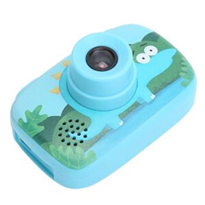 FEIP Kids Cameras, 2 Inch IPS Screen Lightweight Video Camera Toys, 600Mah Rechargeable Battery Timing Function for Children Thanksgiving(Blue)