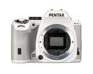 pentax k-s2 20mp wi-fi enabled weatherized slr body only (white)