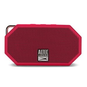 altec lansing mini h2o – waterproof bluetooth speaker, ip67 certified & floats in water, compact & portable speaker for hiking, camping, pool, and beach