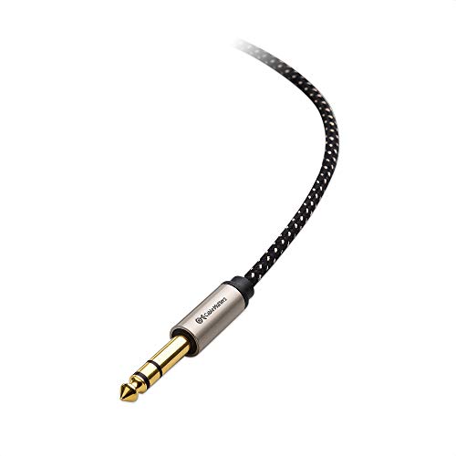 Cable Matters Premium Braided 3.5mm to 1/4 Inch Audio Cable 6 ft (1/4 to 3.5mm Cable)