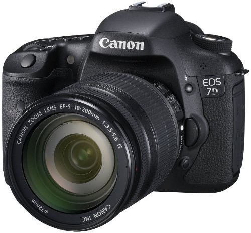 Canon EOS 7D 18 MP CMOS Digital SLR Camera with EF-S 18-200mm f/3.5-5.6 IS Lens - International Version