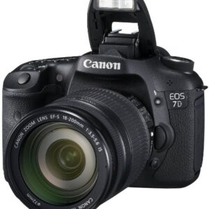 Canon EOS 7D 18 MP CMOS Digital SLR Camera with EF-S 18-200mm f/3.5-5.6 IS Lens - International Version