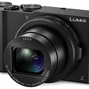 Panasonic LUMIX LX10 4K Digital Camera, 20.1 Megapixel 1-Inch Sensor, 3X LEICA DC VARIO-SUMMILUX Lens, F1.4-2.8 Aperture, POWER O.I.S. Stabilization, 3-Inch LCD, DMC-LX10K (Black)