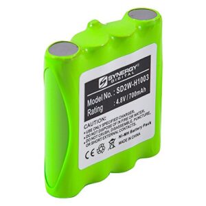 synergy digital replacement battery, works with cisco ga-cm replacement, (nimh, 4.8v, 700 mah) ultra hi-capacity battery