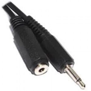 3.5mm mono male to female extension cable 25ft, nextronics