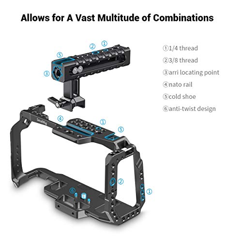 SMALLRIG Camera Cage Kit for Blackmagic Design Pocket Cinema Camera 4K & 6K, Compatible with BMPCC 4K & 6K - KCVB2419