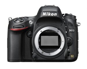 nikon d610 24.3 mp cmos fx-format digital slr camera (body only) international version (no warranty)