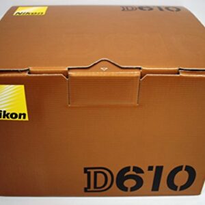 Nikon D610 24.3 MP CMOS FX-Format Digital SLR Camera (Body Only) International Version (No warranty)