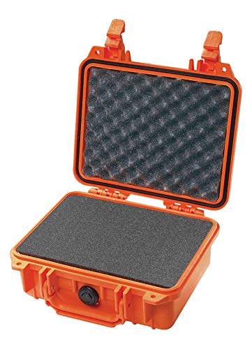 Pelican 1200 Camera Case With Foam (Orange)