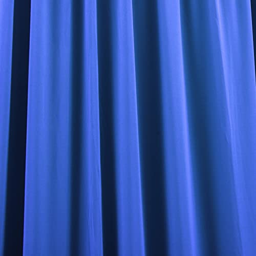 10 ft x 10 ft Royal Blue Wrinkle Free Backdrop Curtain Panels, Polyester Photography Backdrop Drapes, Wedding Party Home Decoration Supplies