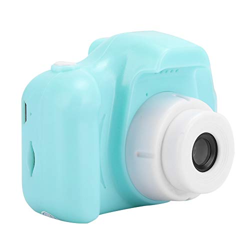 Kid Camera, Eye Friendly Comfortable Mini Camera DIY Photos Digital Camera Cartoon Photo Camera for Children Toy(Green)