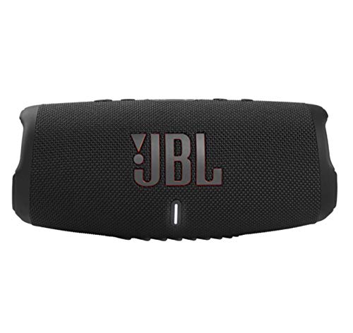 JBL Charge 5 Portable Waterproof Wireless Bluetooth Speaker Bundle with divvi! Protective Hardshell Case - Black