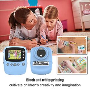 Kids Digital Camera, 320x240 TFT 2.4inch 1200W Instant Print Digital Children Camera Toys Video Recorder Photography Camera,for Boys and Girls(Blue)