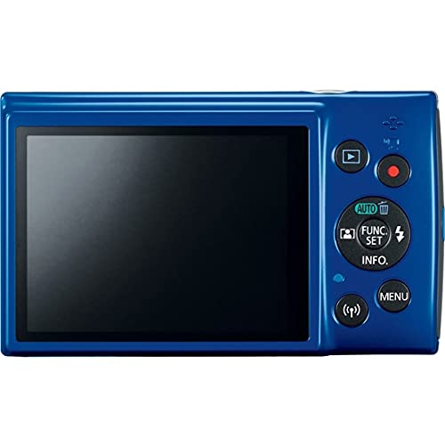 Canon PowerShot ELPH 190 IS Digital Camera (Blue) with 10x Optical Zoom and Built-In Wi-Fi
