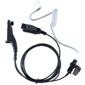 secret service earpiece acoustic tube radio ear piece law enforcement police two way headset with mic for motorola apx6000 apx4000 apx7000 apx8000 xpr6100 xpr6350 xpr7350 xpr6550 xpr7550 xpr7550e…