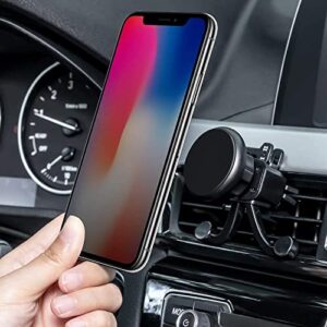 air vent phone holder, magnetic car mount phone holder cradle for iphone 13/13 pro/13 pro max/13 mni/12/mini/pro max/11/11 pro/xr/ x/8 galaxy s10/s9/s8/s7/s6/s5, lg and more