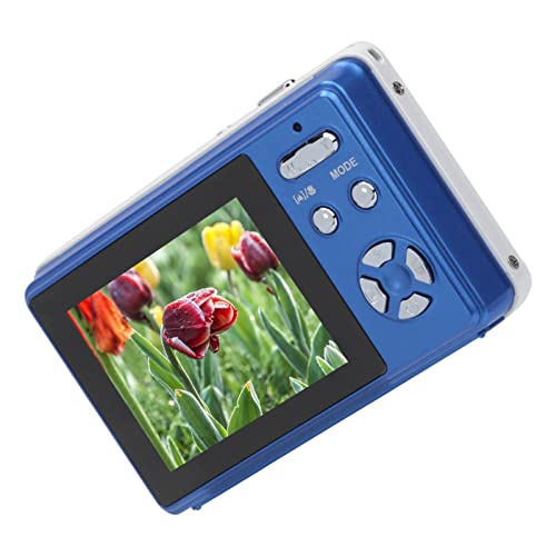 40MP Digital Camera 2.4 Inch Screen Mini Video Camera with 16x HD Digital Zoom 32GB Digital Cameras for Photography (Blue)