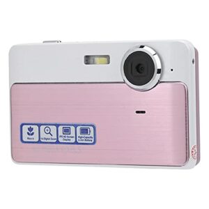 40mp digital camera 2.4 inch screen mini video camera with 16x hd digital zoom 32gb digital cameras for photography (pink)