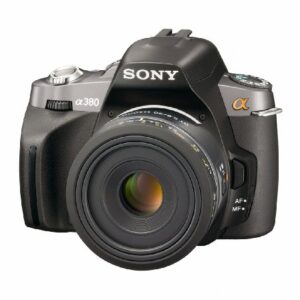 Sony Alpha A380Y 14.2 MP Digital SLR Camera with Super SteadyShot INSIDE Image Stabilization and 18-55mm and 55-200mm Lenses