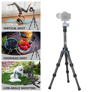 SIRUI AM223 Travel Carbon Fiber Mini Tripod with SL-100 Two-Section Carbon Center Column