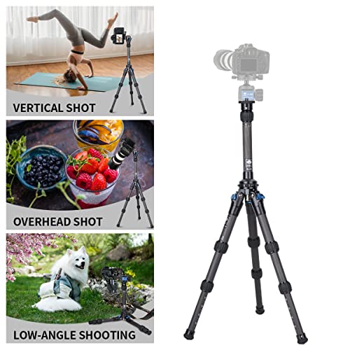 SIRUI AM223 Travel Carbon Fiber Mini Tripod with SL-100 Two-Section Carbon Center Column