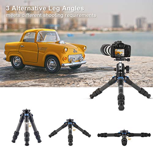 SIRUI AM223 Travel Carbon Fiber Mini Tripod with SL-100 Two-Section Carbon Center Column