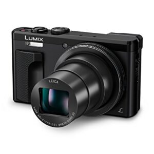 Panasonic Lumix 4K Digital Camera with 30X LEICA DC Vario-ELMAR Lens F3.3-6.4, 18 Megapixels, and High Sensitivity Sensor - Point and Shoot Camera - DMC-ZS60K (BLACK)