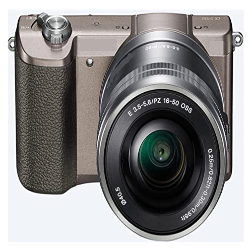 Camera A5100 Mirrorless Digital Camera with 16-50mm OSS Lens A5100 24.3 MP Digital Camera Digital Camera (Color : Purple)