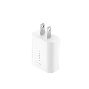 Belkin Quick Charge Charger (Qualcomm Quick Charge 3.0 Charger, USB Charger for Quick Charge Devices, Note9, S9, S8, S7, S6, More) USB Wall Charger, White, WCA001dqWH