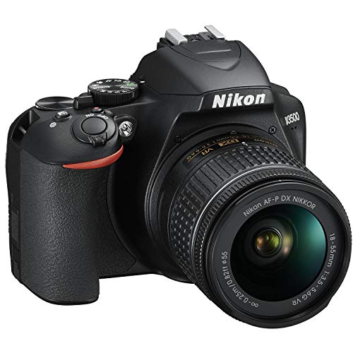 Nikon D3500 24.2MP DSLR Camera + AF-P DX 18-55mm VR NIKKOR Lens Kit + Accessory Bundle (Renewed)