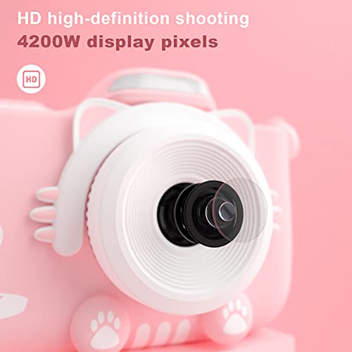 Zyyini High Definition Camera, Mini Cartoon Camera, Al Smart Face Recognition, for Recording