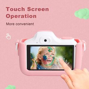 Zyyini High Definition Camera, Mini Cartoon Camera, Al Smart Face Recognition, for Recording