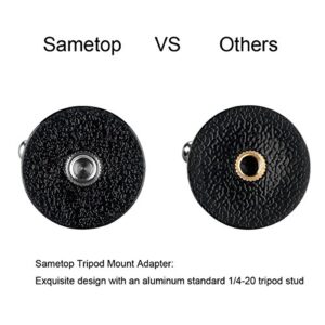 Sametop Tripod Mount Adapter Compatible with GoPro Hero 11, 10, 9, 8, 7, 6, 5, 4, Session, 3+, 3, 2, 1, Hero (2018), Fusion, Max, DJI Osmo, Sjcam, Xiaoyi Action Cameras (4 Packs)