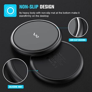 Magnetic Wireless Charger, Vebach Fast Aluminum Wireless Charging Pad with Detachable Cable Compatible with iPhone 14/14 plus/13/13 Pro/13 Pro Max/13 Mini, 12/12 Pro/12 Pro Max, AirPods 3 2 Pro etc