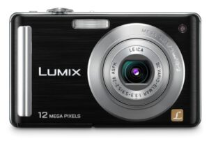 panasonic lumix dmc-fs25 12mp digital camera with 5x mega optical image stabilized zoom and 3 inch lcd (black)