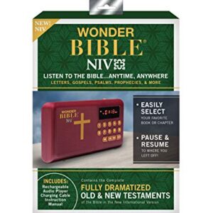 Wonder Bible NIV- The Talking Audio Bible Player (New International Version), As Seen on TV