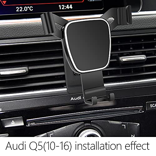 LUNQIN Car Phone Holder for 2008-2016 Audi Q5, 2014-2017 Audi SQ5 Auto Accessories Navigation Bracket Interior Decoration Mobile Cell Phone Mount