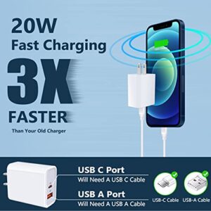 Pixel 7 Pro Charger Fast Charging Block for Google Pixel 7 6 Pro 6a 6 5a 5 4a 4 XL 3a 3 XL 2 XL,20W USB C Fast Wall Charger Box PD Power Adapter for iPhone 14 13 12 11 Pro Max,Samsung S23 S22 S21 A53