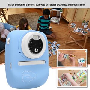 Kids Digital Selfie Camera P01B Print 2.4inch IPS Display Video Recorder Dual Lens 1800W Camera for Kids Kids Camera (Blue)