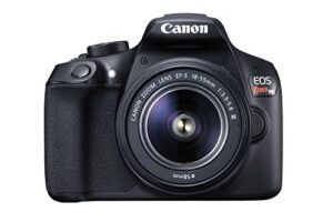 canon eos rebel t6 digital slr camera kit with ef-s 18-55mm f/3.5-5.6 dc iii lens (black)