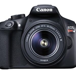 Canon EOS Rebel T6 Digital SLR Camera Kit with EF-S 18-55mm f/3.5-5.6 DC III Lens (Black)