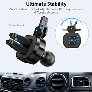 UNBREAKcable Car Phone Holder Mount, Air Vent Car Phone Mount [360 Degree Rotation] for Apple iPhone 14 13 12 11 Pro Max Mini XR XS X SE 8 7 6S 6 Plus, Galaxy S22 S21 S20 S10 S9, LG, Sony, Oneplus