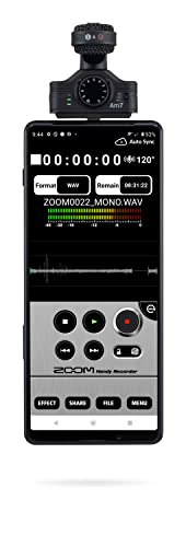 Zoom Am7 Stereo Microphone for Android, Mid-Side Stereo, Rotatable Capsule for Alignment with Camera, for Recording Audio for Music, Videos, Interviews, and More