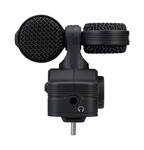 Zoom Am7 Stereo Microphone for Android, Mid-Side Stereo, Rotatable Capsule for Alignment with Camera, for Recording Audio for Music, Videos, Interviews, and More