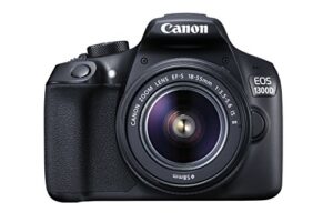 canon eos 1300d ef-s 18-55mm 18.7mp cmos 5184 x 3456 pixels (black) – international version (no warranty)