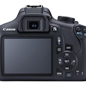 Canon EOS 1300D EF-S 18-55mm 18.7MP CMOS 5184 x 3456 Pixels (Black) - International Version (No Warranty)