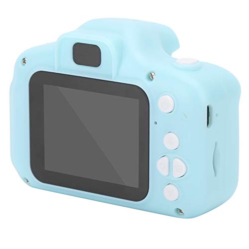 DERCLIVE X2 Multifunctional Childrens Digital Camera Photo Video with Memory Card Mini GiftBlue 32GB