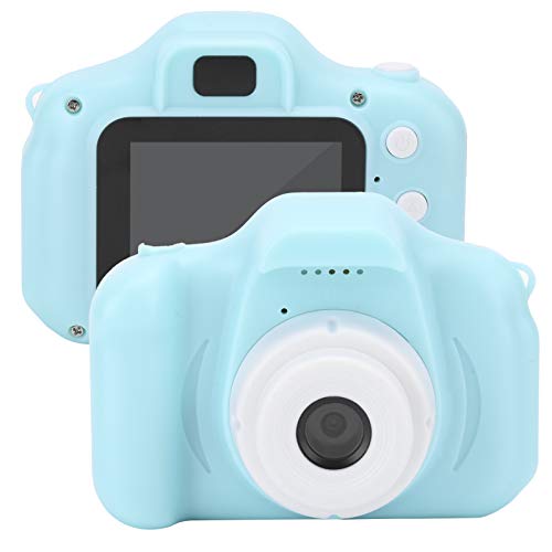 DERCLIVE X2 Multifunctional Childrens Digital Camera Photo Video with Memory Card Mini GiftBlue 32GB